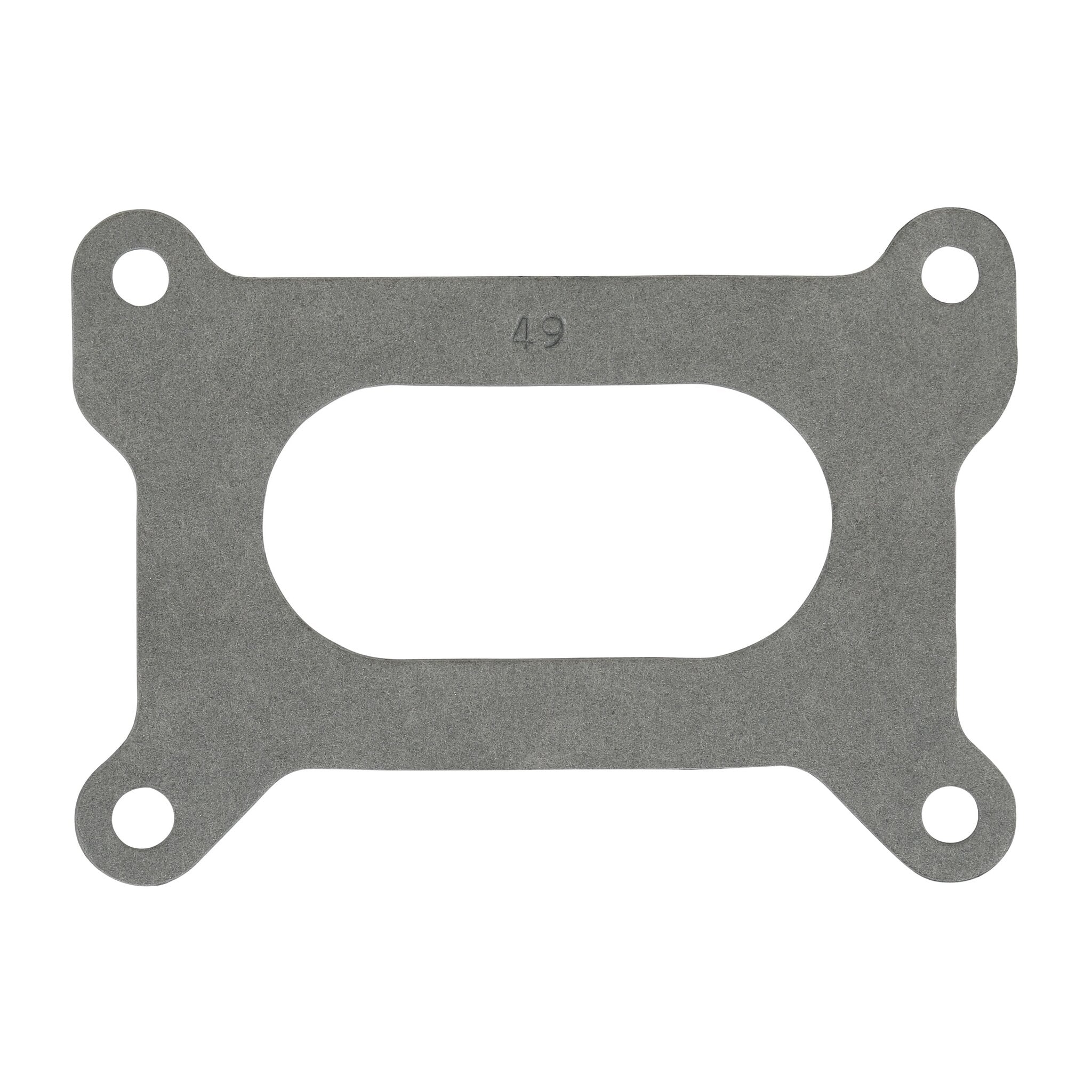 Mr Gasket 49 Carburetor Base Gasket; Bulk Packaged; 1/16 in. Thick; 2 bbl; 350/500 cfm; Mr Gasket 49