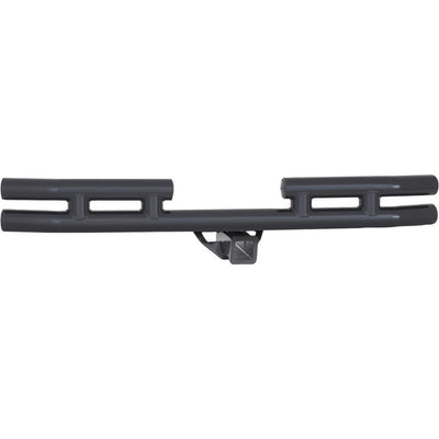Rear Bumper; w/Hitch; Black; No Drill Installation; Smittybilt JB44-RH
