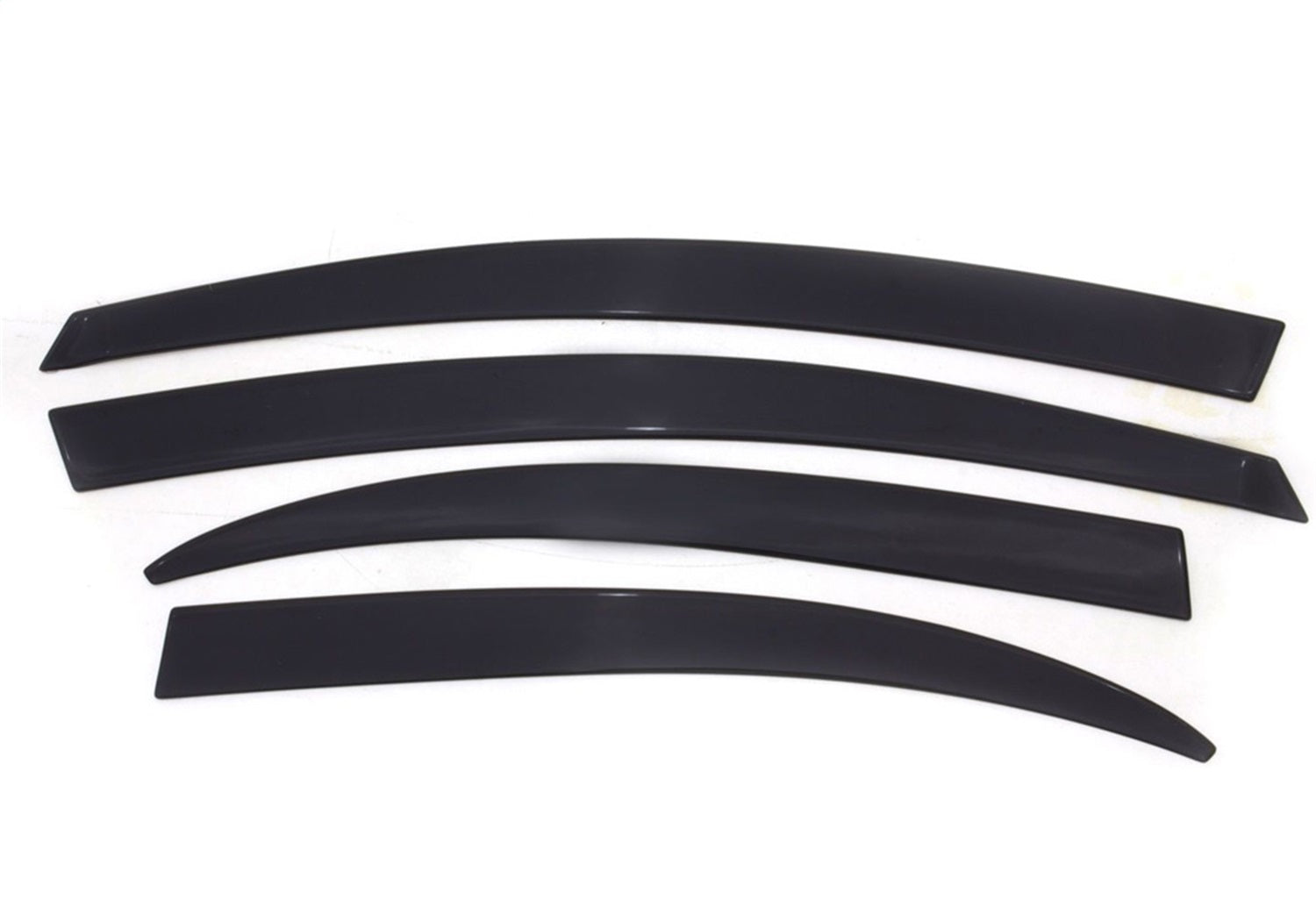 Rampage 38434 Low Profile Ventvisor; Black; 4 Piece; Rampage 38434