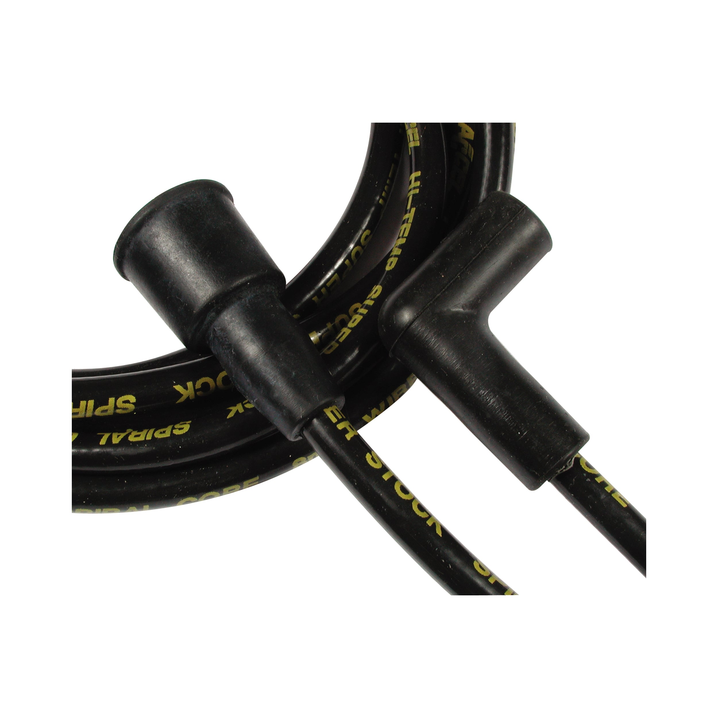ACCEL Spark Plug Wires - 8mm SUPER STOCK SPIRAL CUST BK