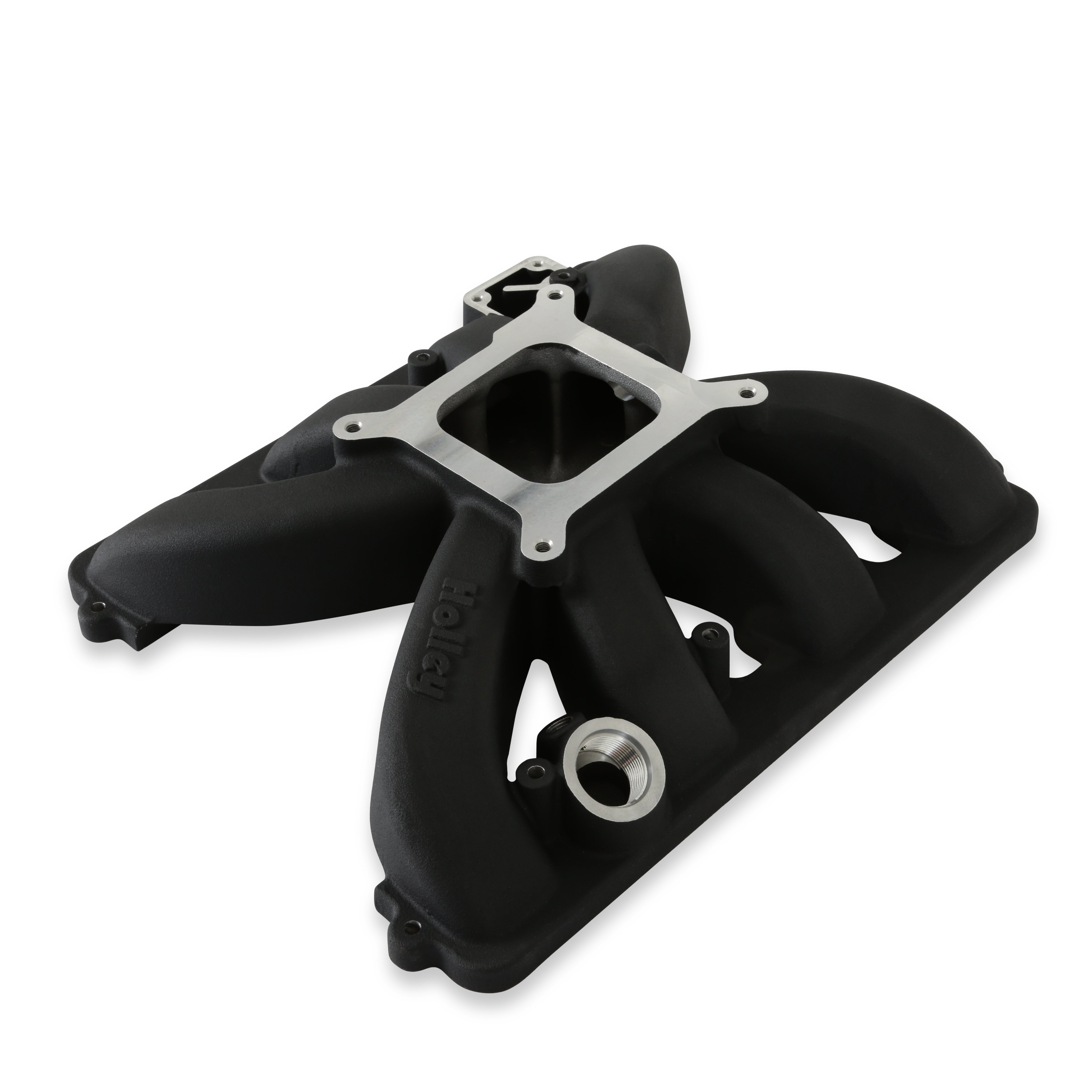 Holley 300-931BK Gen-3 Hemi Carb Intake Manifold Kit Black Holley 300-931BK