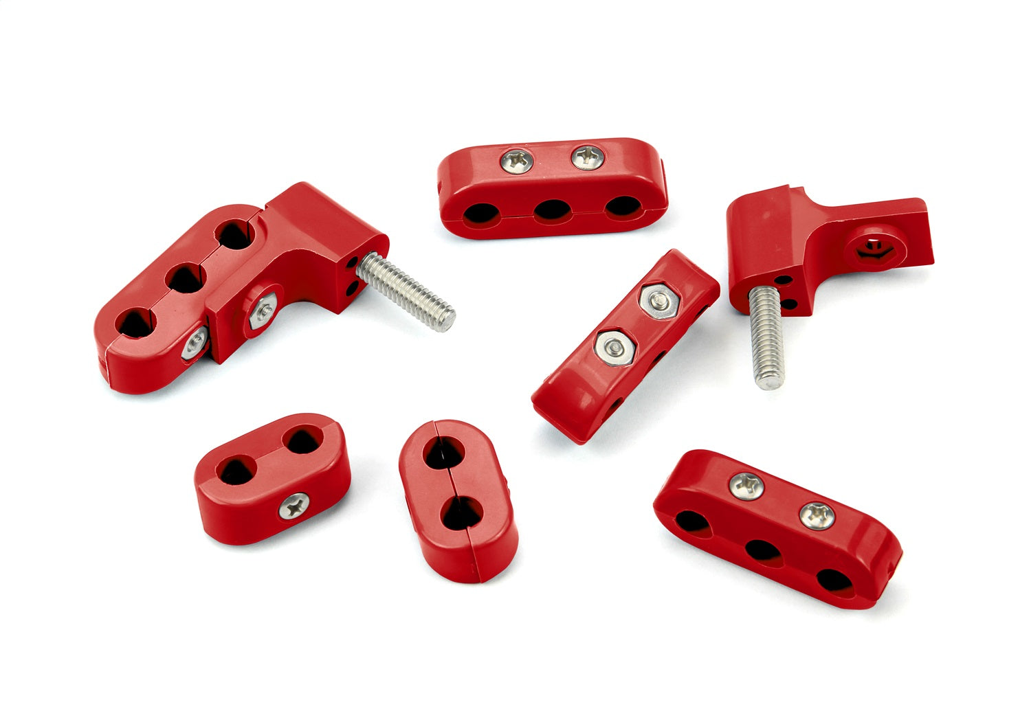 Lokar 50-656-13 Smoothie V6 Wire Separator Kit; 7-8mm; Incl. 2-2 Place/4-3 Place; Red; Lokar 50-656-13