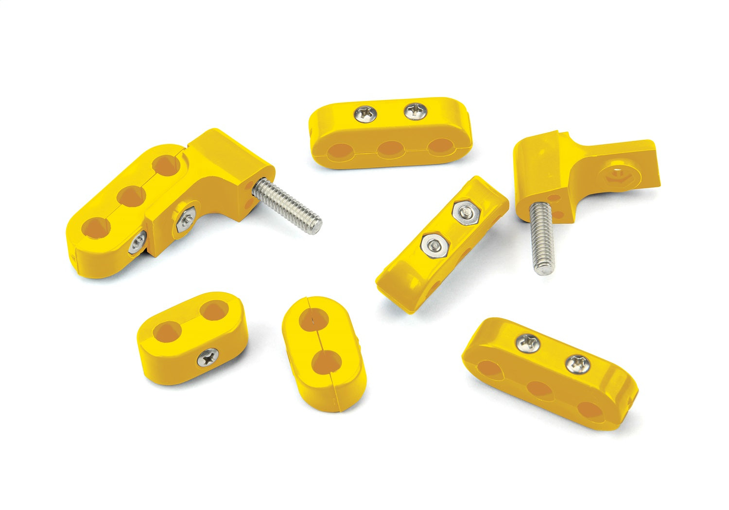 Lokar 50-656-15 Smoothie V6 Wire Separator Kit; 7-8mm; Incl. 2-2 Place/4-3 Place; Yellow; Lokar 50-656-15