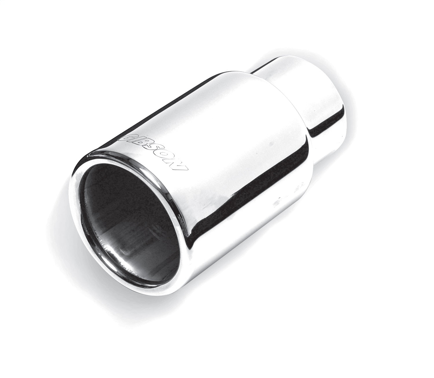 Gibson Performance Exhaust 500376 Stainless Steel Tip>Rolled Edge Straight Tip Gibson Performance Exhaust 500376