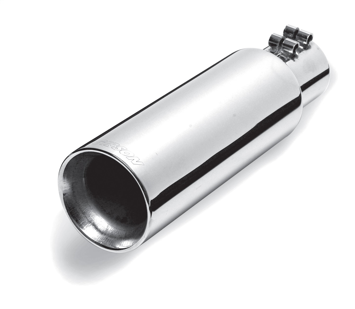 Gibson Performance Exhaust 500546 Stainless Steel Tip>Double Walled Straight Tip Gibson Performance Exhaust 500546