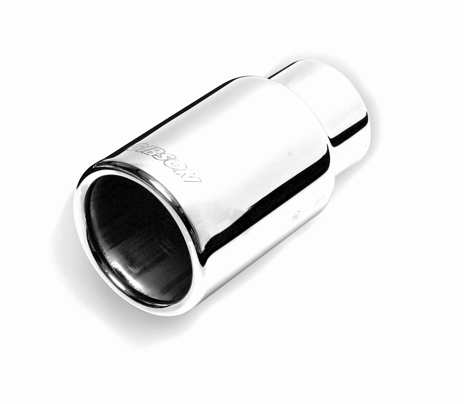Gibson Performance Exhaust 500632 Stainless Steel Tip>Rolled Edge Straight Tip Gibson Performance Exhaust 500632