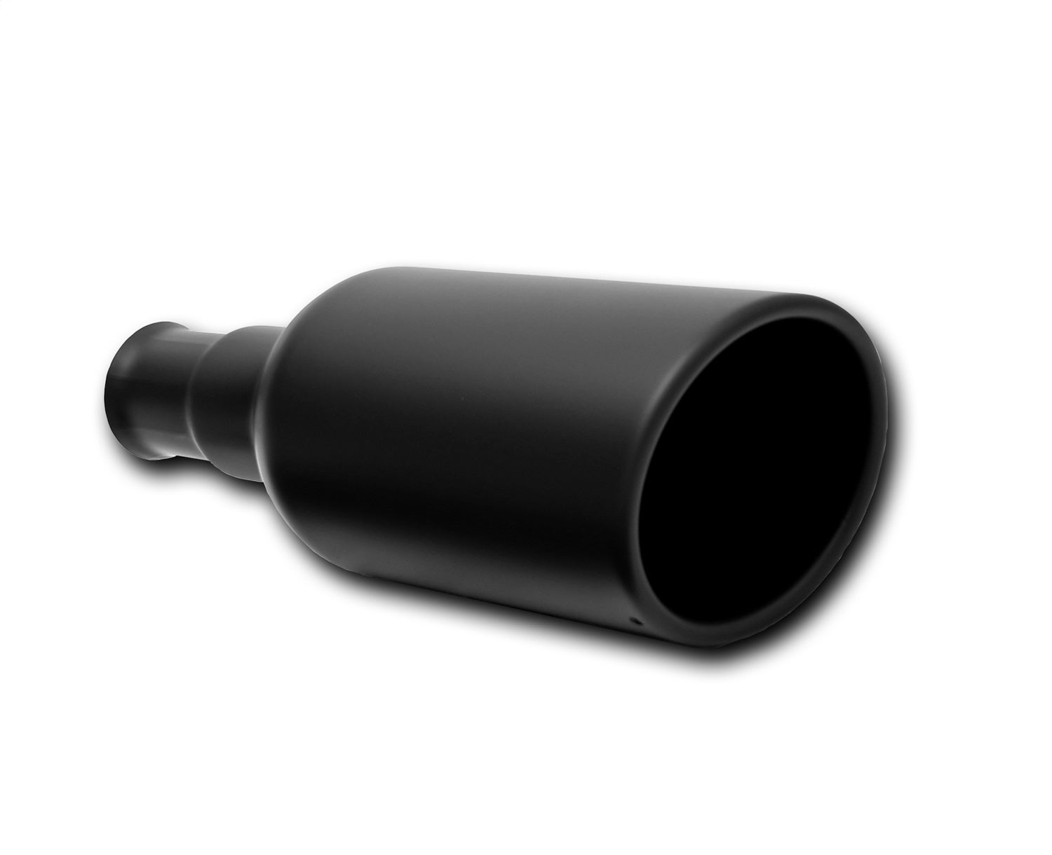 Gibson Performance Exhaust 500682-B Black Ceramic Rolled Edge Angle Exhaust Tip Gibson Performance Exhaust 500682-B