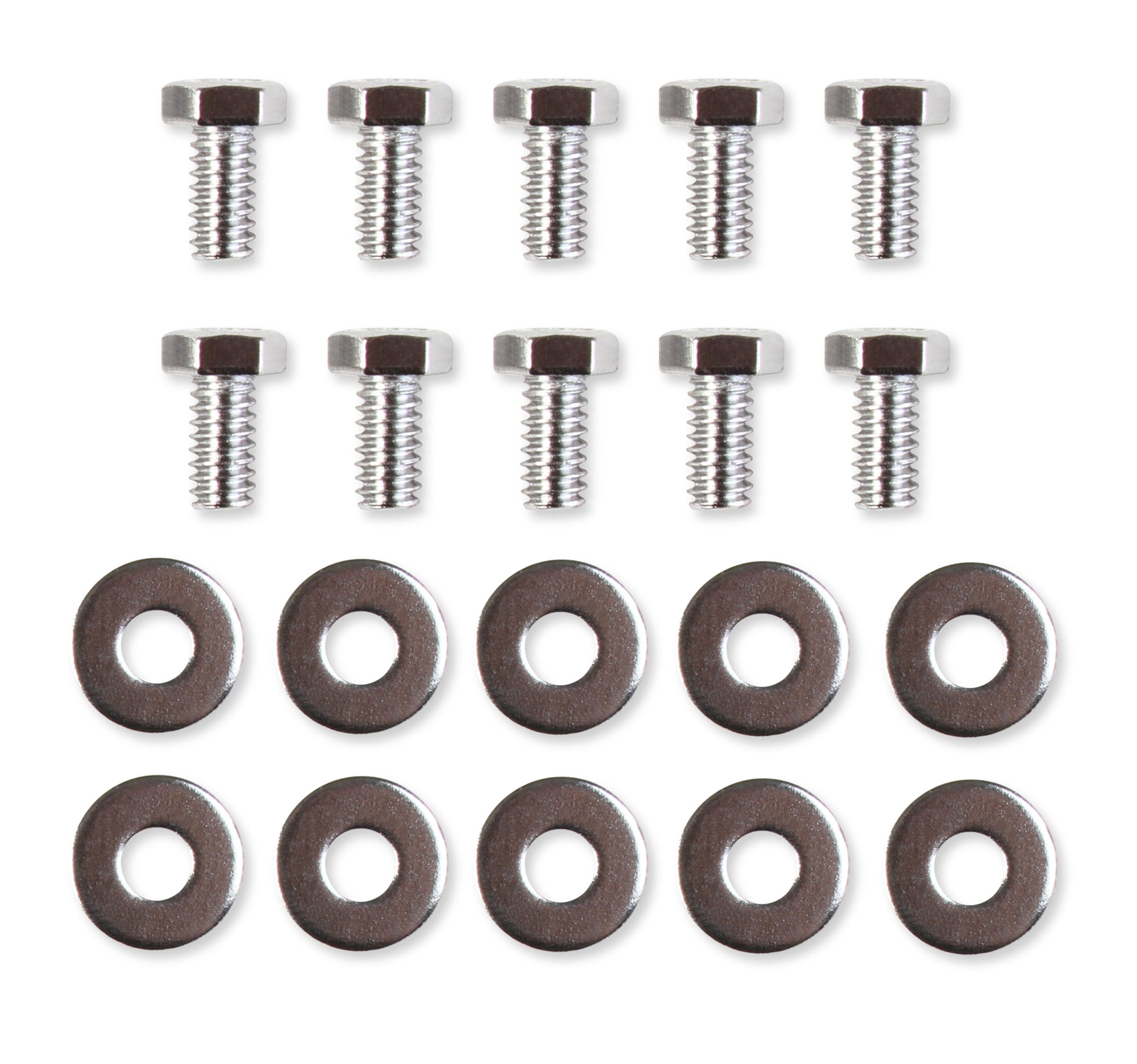 Mr. Gasket Timing Cover Bolt Set - Chrome