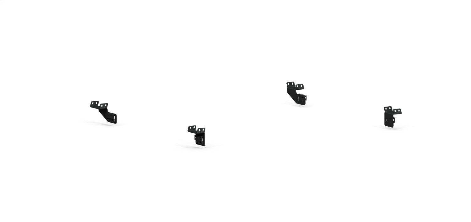 Road Armor 500BRS-BRKTKIT TRECK Drill-Less Rack Mounting Bracket Kit; Texture Black; Road Armor 500BRS-BRKTKIT