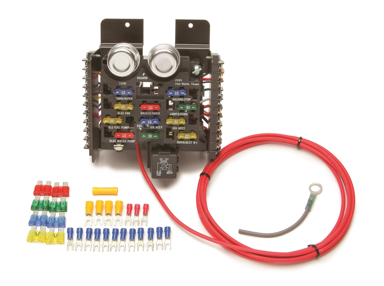 Painless Wiring 50101 Race/Pro Street 16 Circuit Fuse Block Painless Wiring 50101