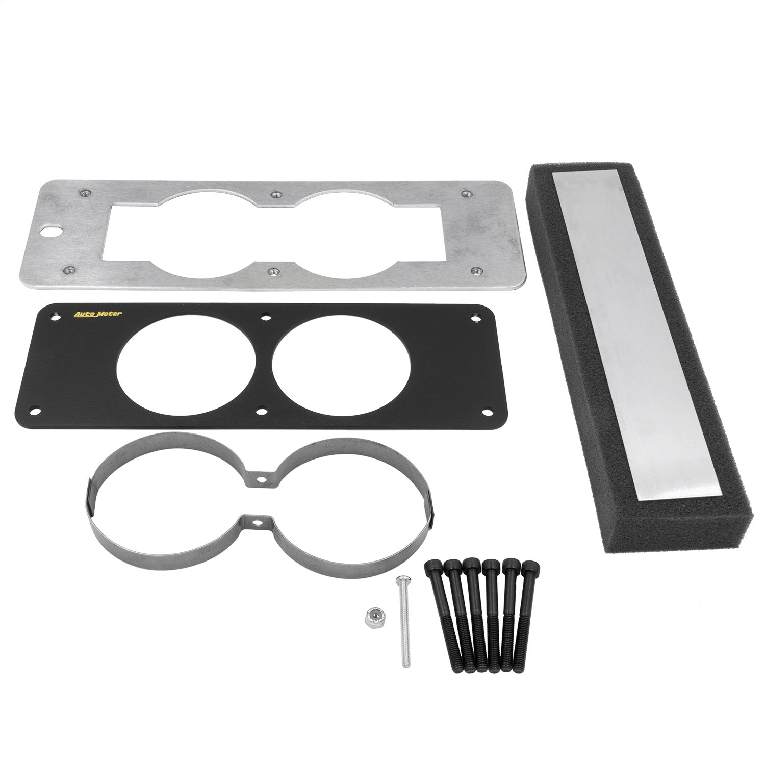 AutoMeter 50102 GAUGE MOUNT; GAUGE CAGE; DUAL; 2 5/8in.; BLACK; MUSTANG 87-93 FOX AutoMeter 50102