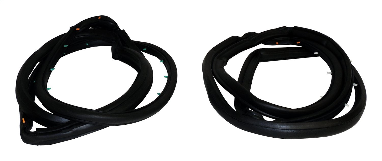 Crown Automotive Jeep Replacement 5017462K Door Weatherstrip Kit; For Models w/ Full Steel Doors; Crown Automotive Jeep Replacement 5017462K