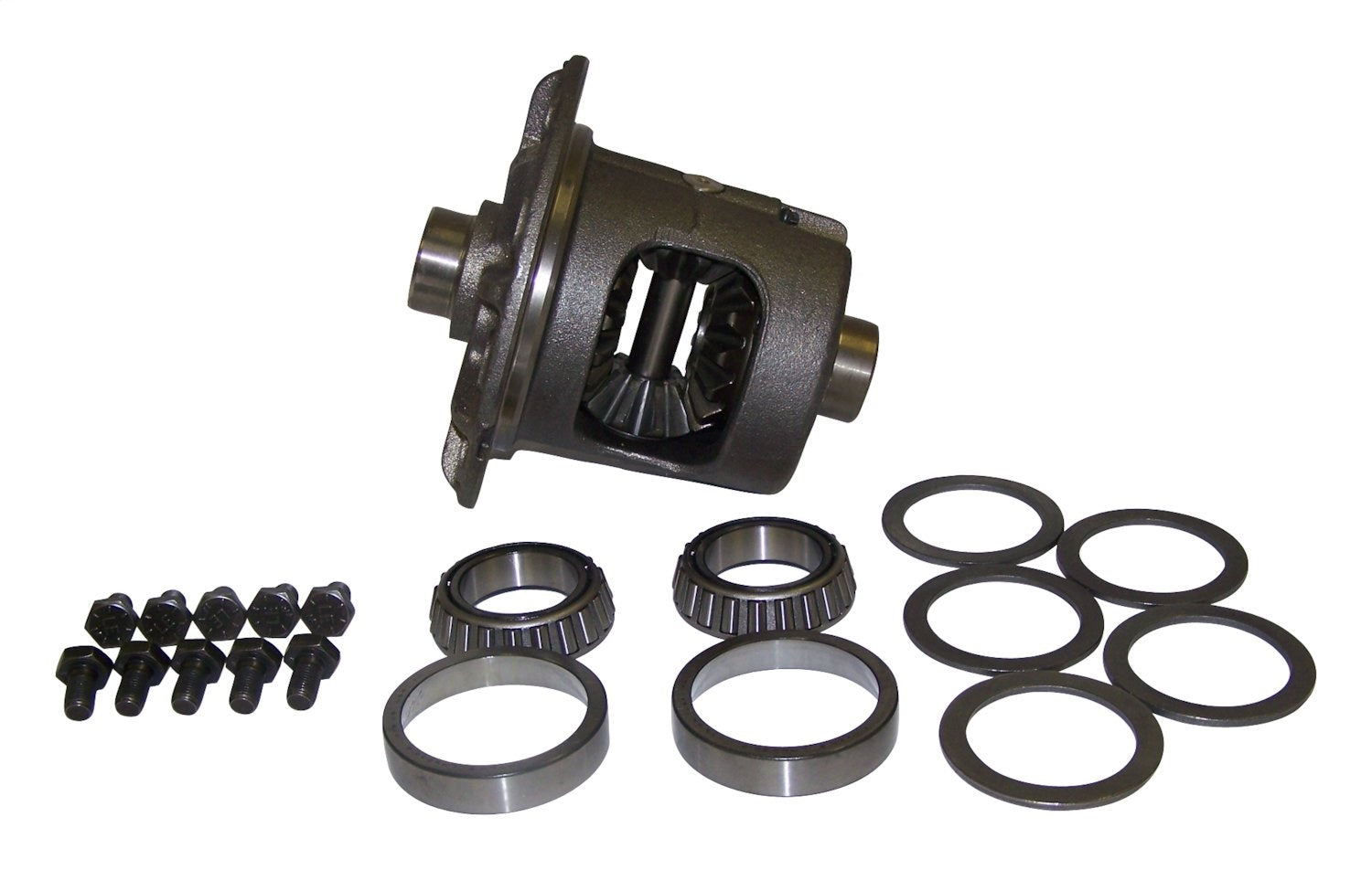 Crown Automotive Jeep Replacement 5019868AA Differential Case Assembly; Rear; TracLok; Incl. Gear Set; For Use w/Dana 44; Crown Automotive Jeep Replacement 5019868AA