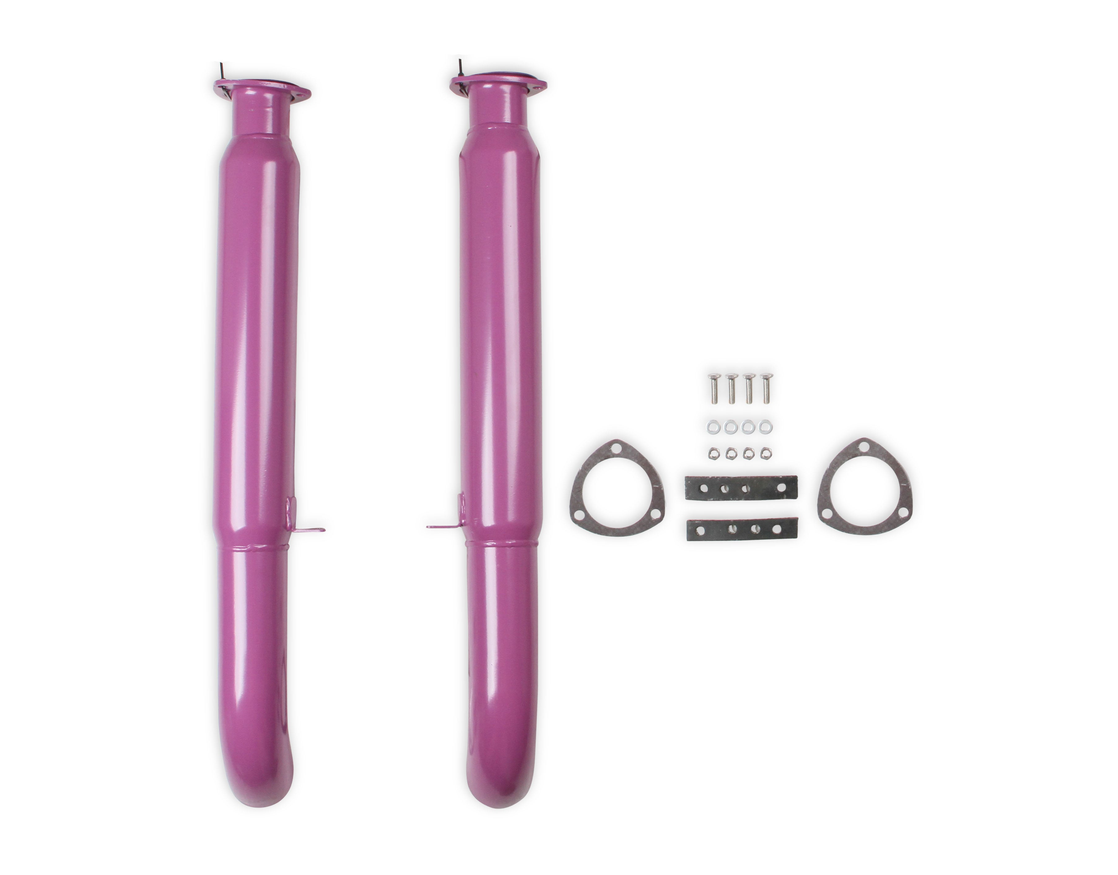 FlowTech 50232FLT Purple Hornies Header Muffler FlowTech 50232FLT