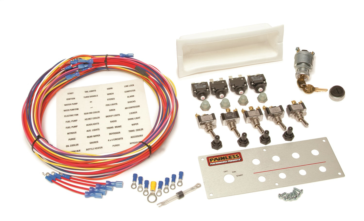 Painless Wiring 50330 Off-Road Toggle Switch Kit Painless Wiring 50330