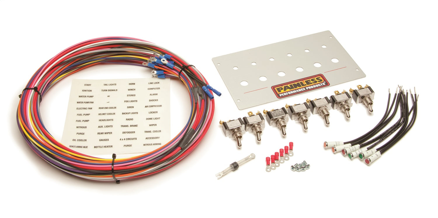 Painless Wiring 50421 Toggle Switch Panel Painless Wiring 50421