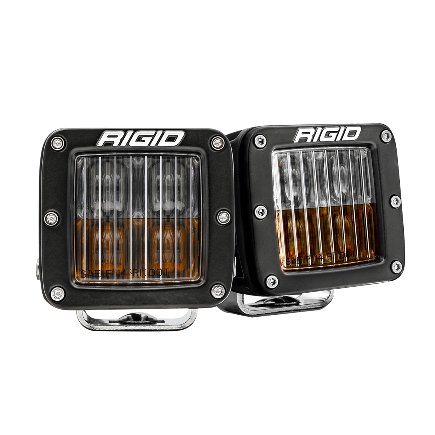 RIGID Industries 50482 RIGID D-Series SAE Fog Yellow/White Pair RIGID Industries 50482