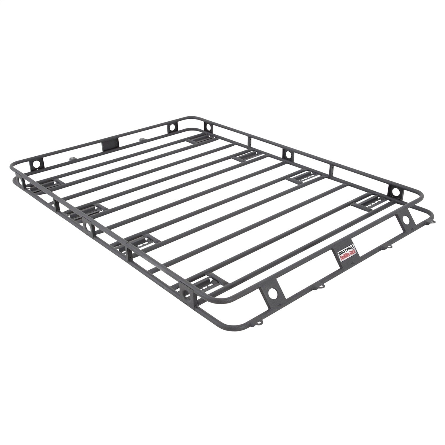 Defender Roof Rack; 5 ft. x 7 ft. x 4 in.; Bolt Together; Black; Smittybilt 50705