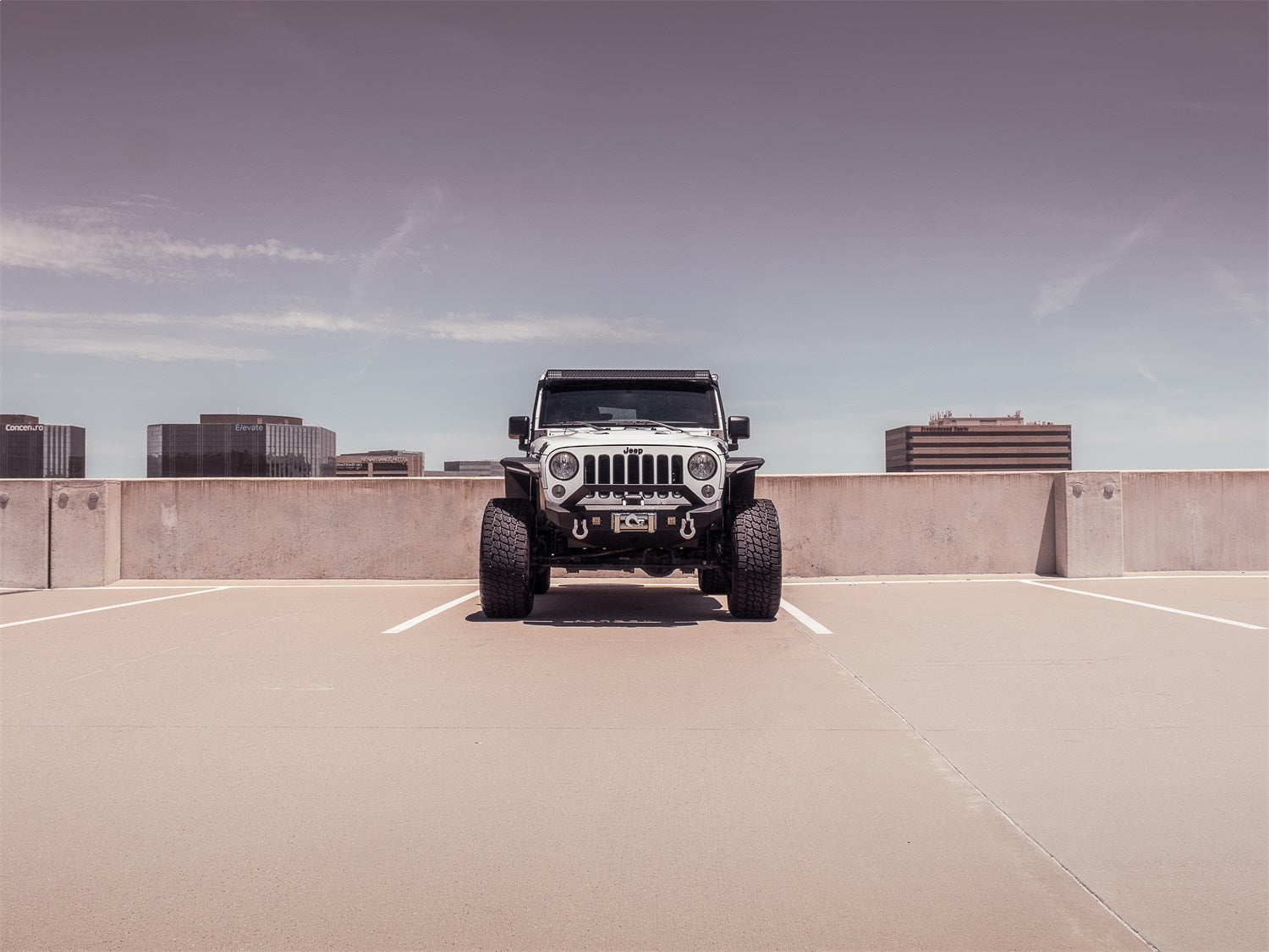 Road Armor 507AFF0B Stealth Fender Flare Body Armor; Front; w/Switchback LED DRL; Texture Black; Road Armor 507AFF0B