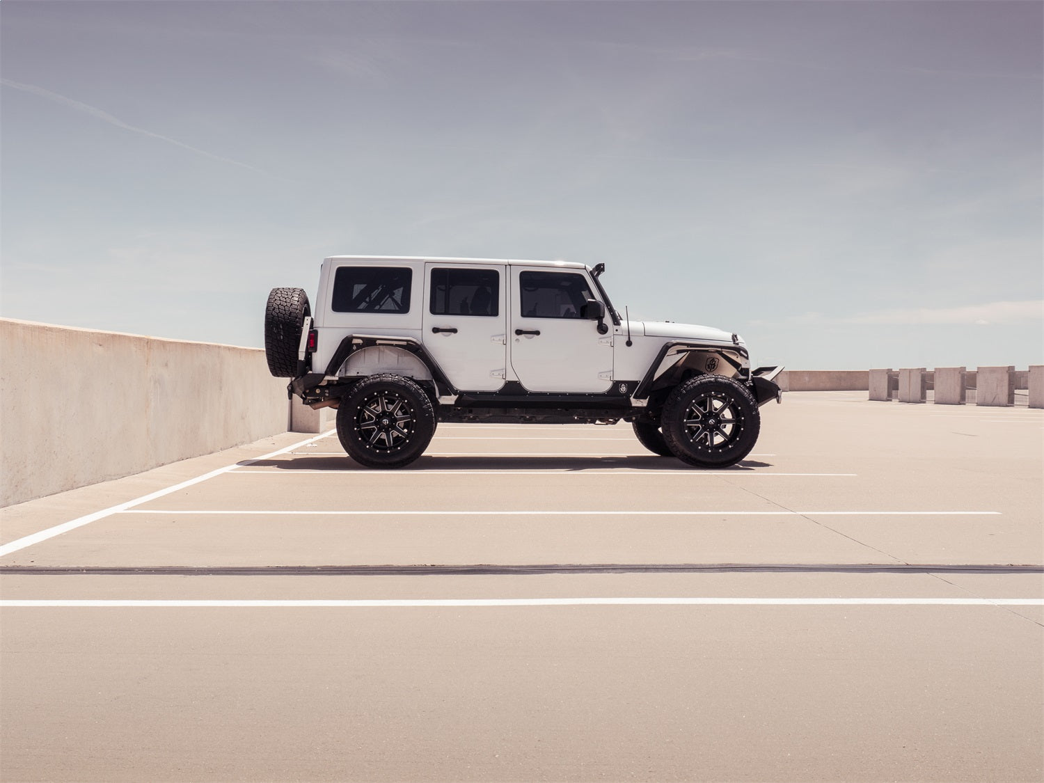 Road Armor 507AFR0B Stealth Fender Flare Body Armor; Rear; Texture Black; Road Armor 507AFR0B