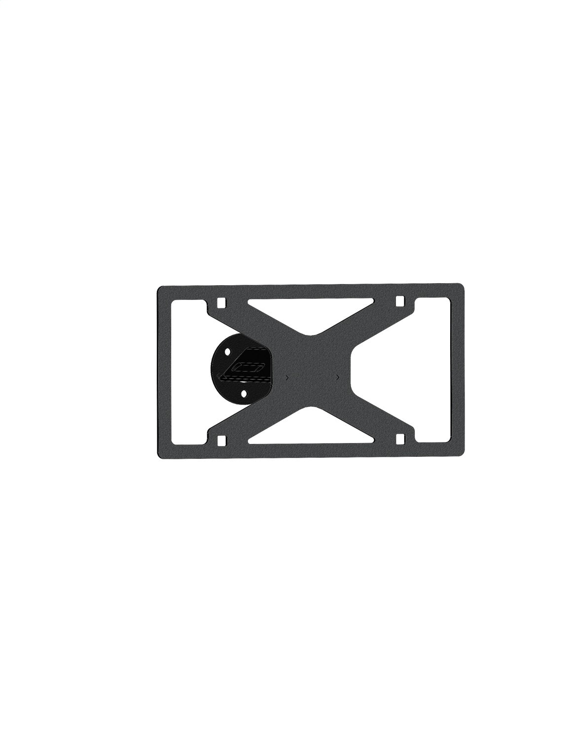 Road Armor 507RTCLPMB Stealth Tire Carrier Assembly; License Plate Mount; Texture Black; Road Armor 507RTCLPMB