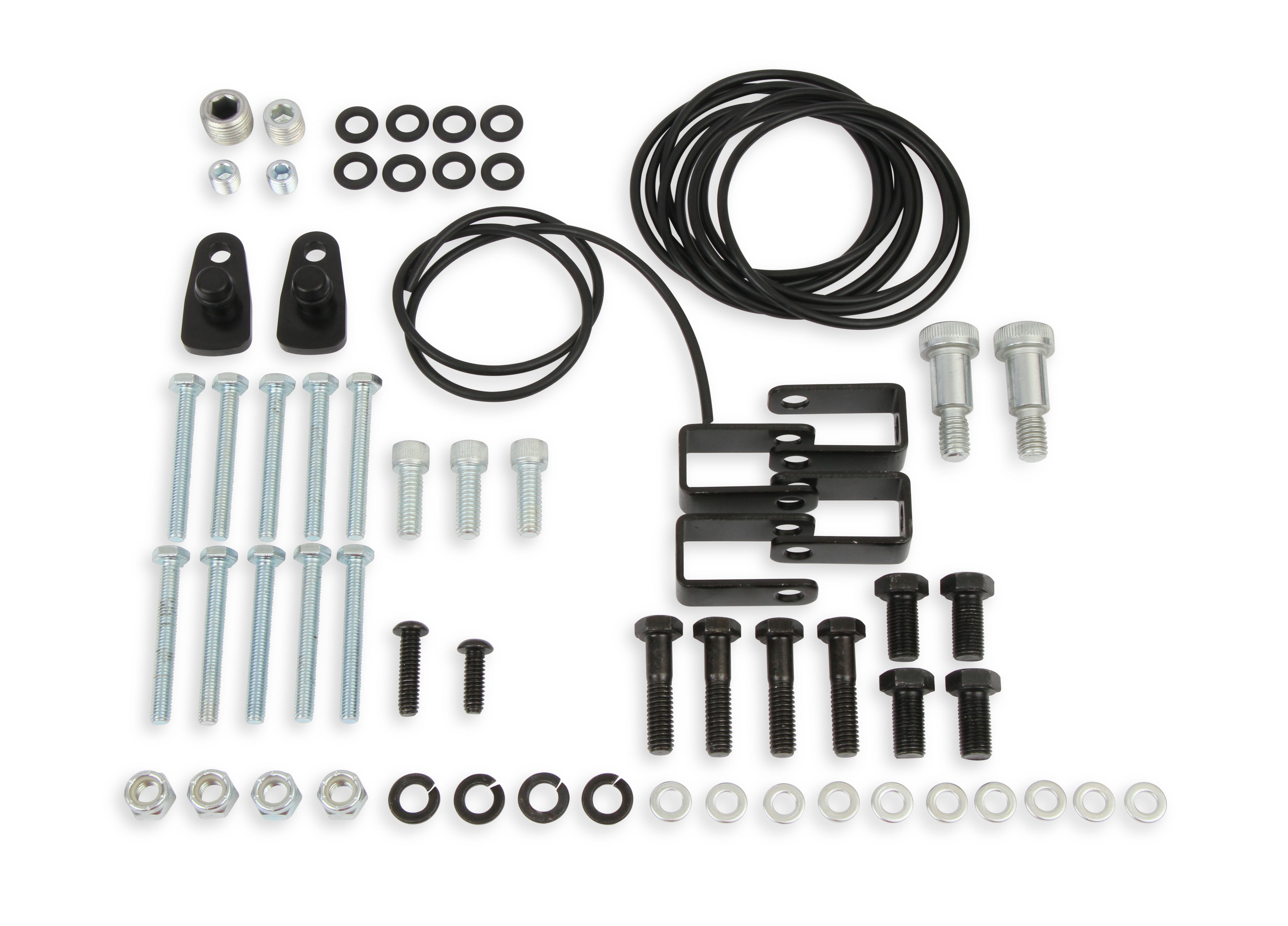 Holley 508-31 Split Intake Hardware Kit; For Use w/PN[300-255/300-290/300-291]; Silver; Holley 508-31