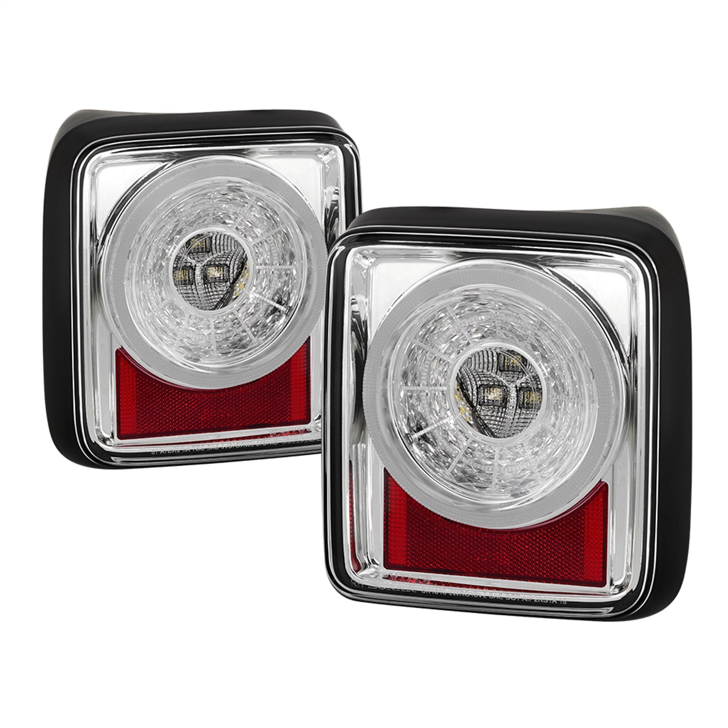 Spyder Auto 5086167 Full LED Tail Lights; w/Sequential Turn Signal; Chrome; Spyder Auto 5086167