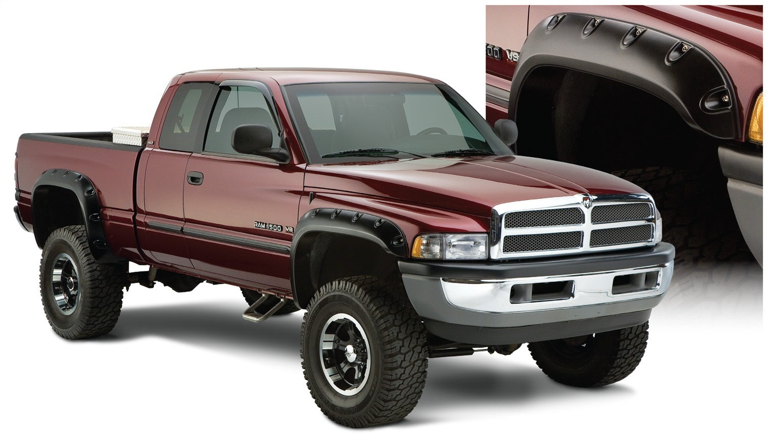 Bushwacker 50908-02 Pocket Style® Fender Flares Bushwacker 50908-02