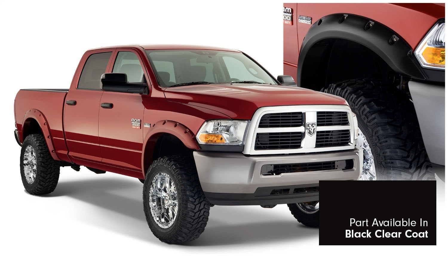 Bushwacker 50919-35 Pocket Style® Color Match Fender Flares Bushwacker 50919-35