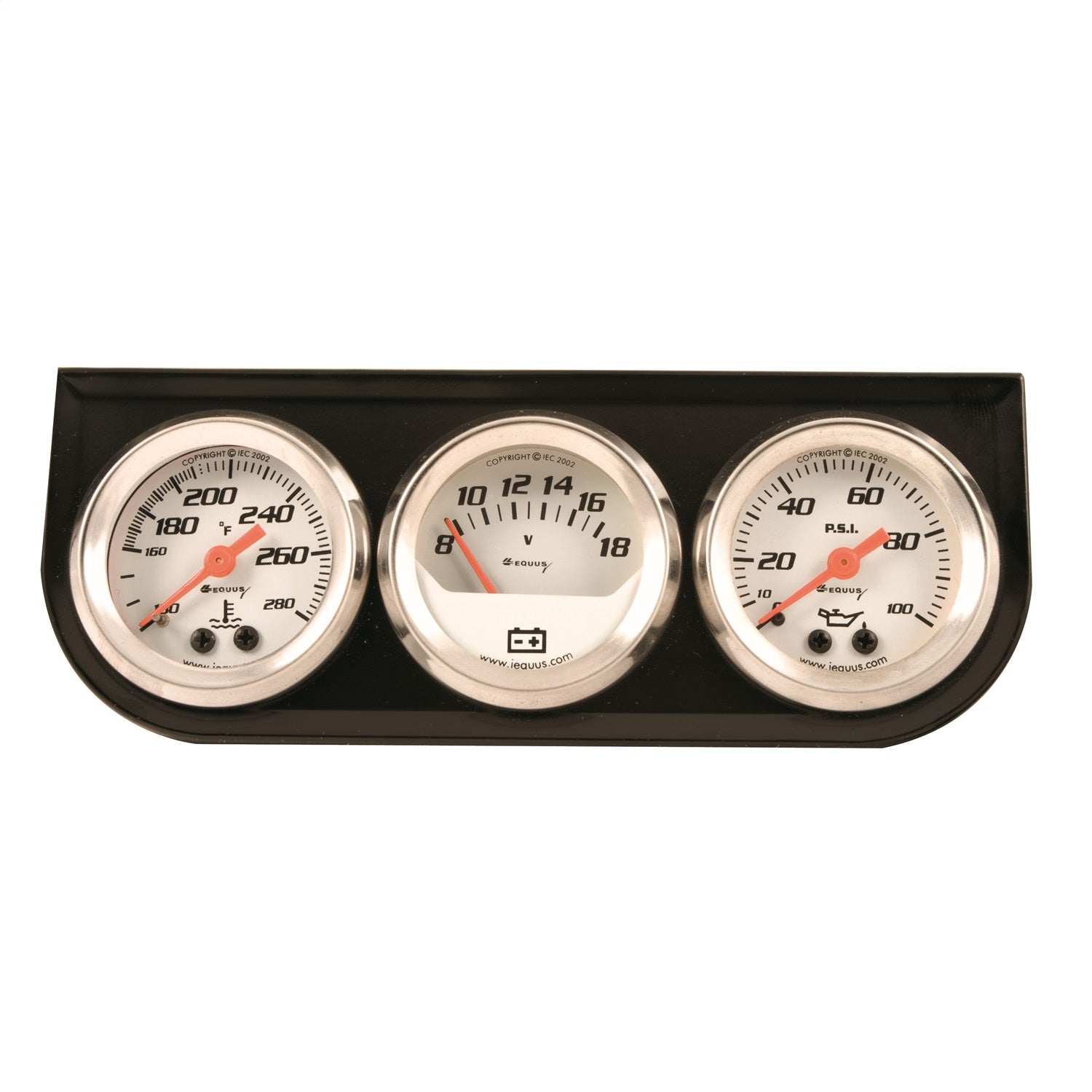 Equus E5100 GA CONSOLE; WT/VOLT/OP; 1.5in.; 270deg. SWEEP M; 280deg.F/18V/100PSI; WT DIAL BK Equus E5100