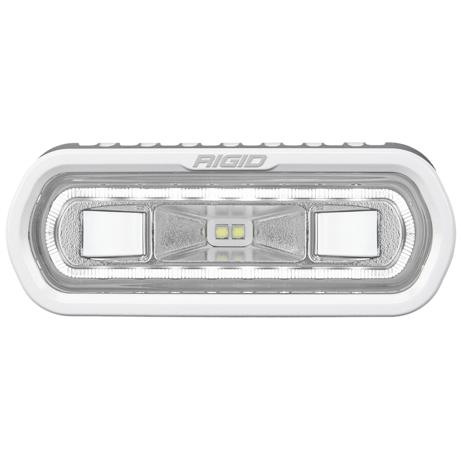 RIGID Industries 51100 SR-L Series Marine Spreader Pod 2 Wire Surface Mount White With White Halo RIGID Industries 51100