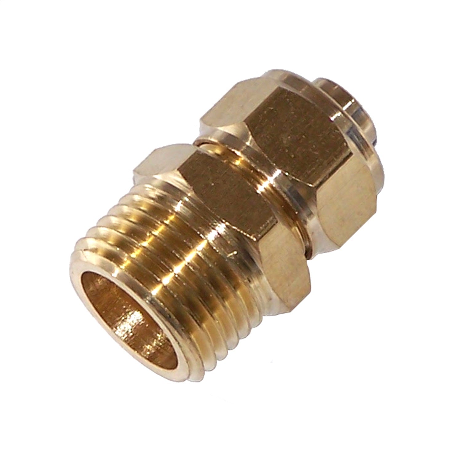 Kleinn Automotive Air Horns 51212 Compression Fitting; Brass; 1/2 in. M NPT; For 1/2 in. OD Tube; Kleinn Automotive Air Horns 51212