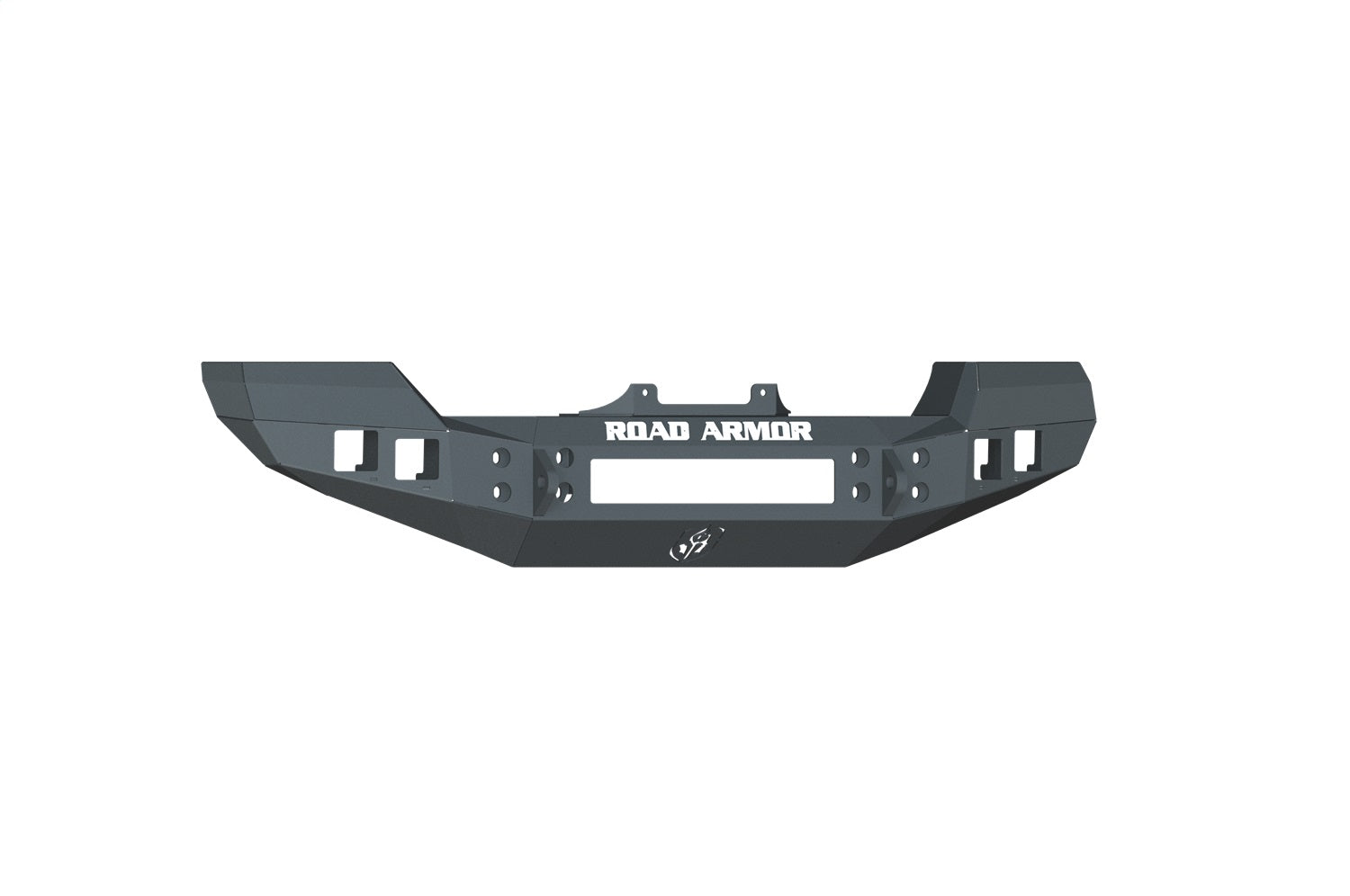 Road Armor 512R0B Stealth Winch Front Bumper; Steel; Satin Black; Square Fog Light Holes; Road Armor 512R0B