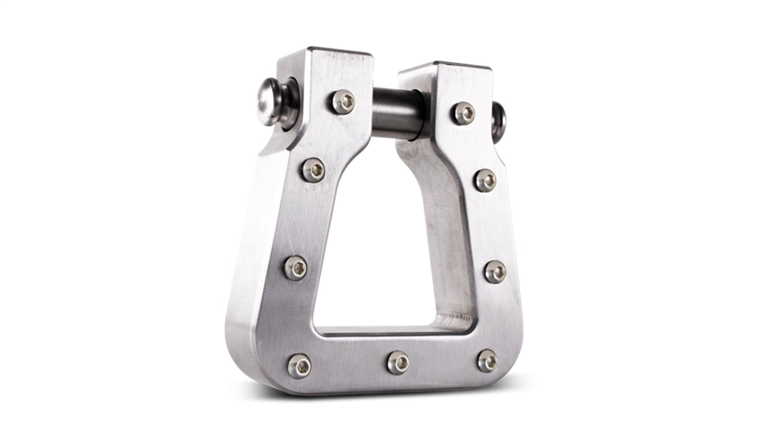 Body Armor 5141-M Mega D-Ring; Single; 7/8 in. Stainless Pin; Raw; Billet Aluminum; Body Armor 5141-M