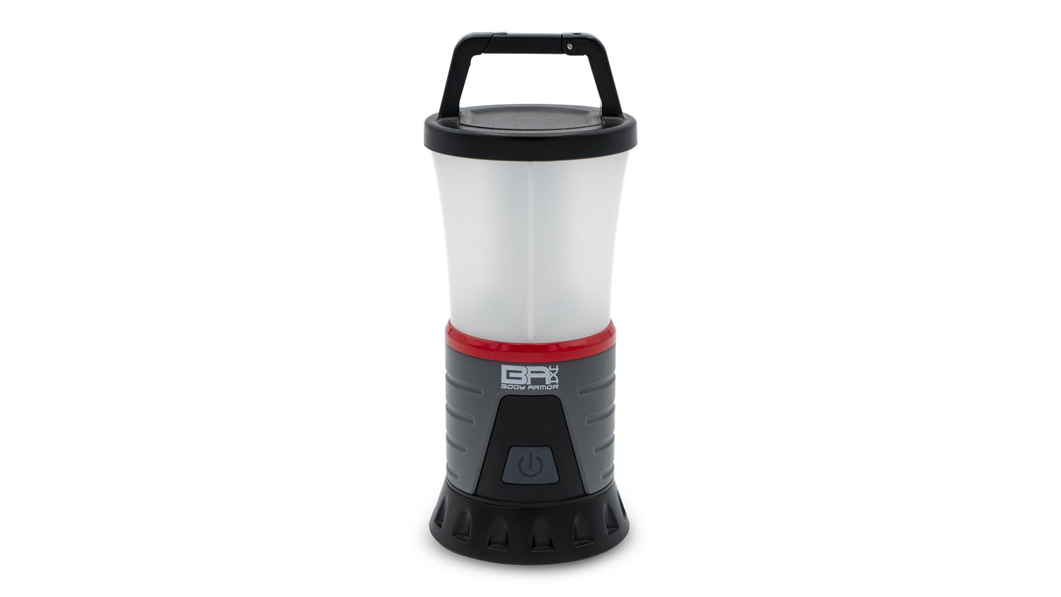 Body Armor 5169 Mini Camping Lantern; Black/Grey/Red; Body Armor 5169