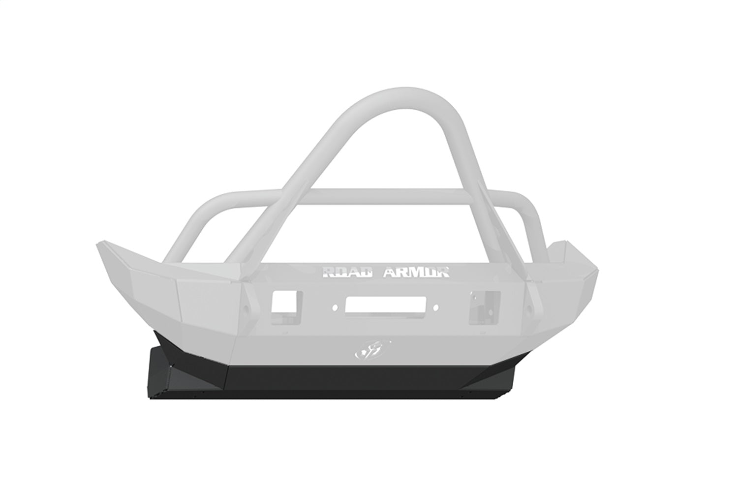 Road Armor 5182SPB Stealth Skid Plate; Mid Width; Steel; Satin Black; Road Armor 5182SPB