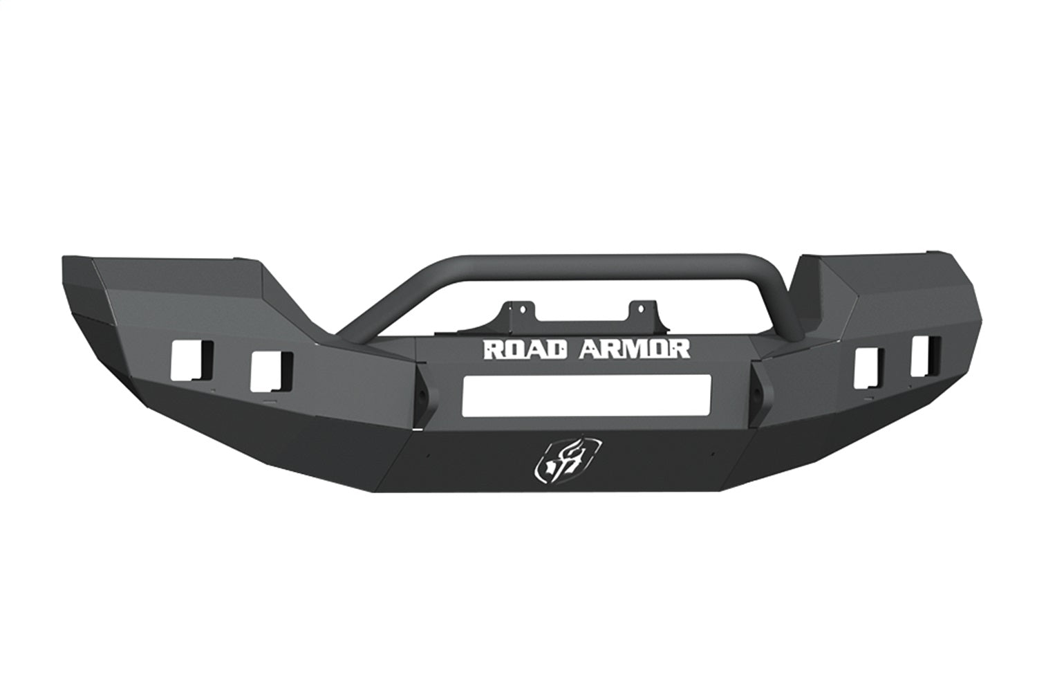 Road Armor 5183F4B Stealth Winch Front Bumper Rubicon; Full Width; Pre-Runner Guard; Satin Black; Road Armor 5183F4B