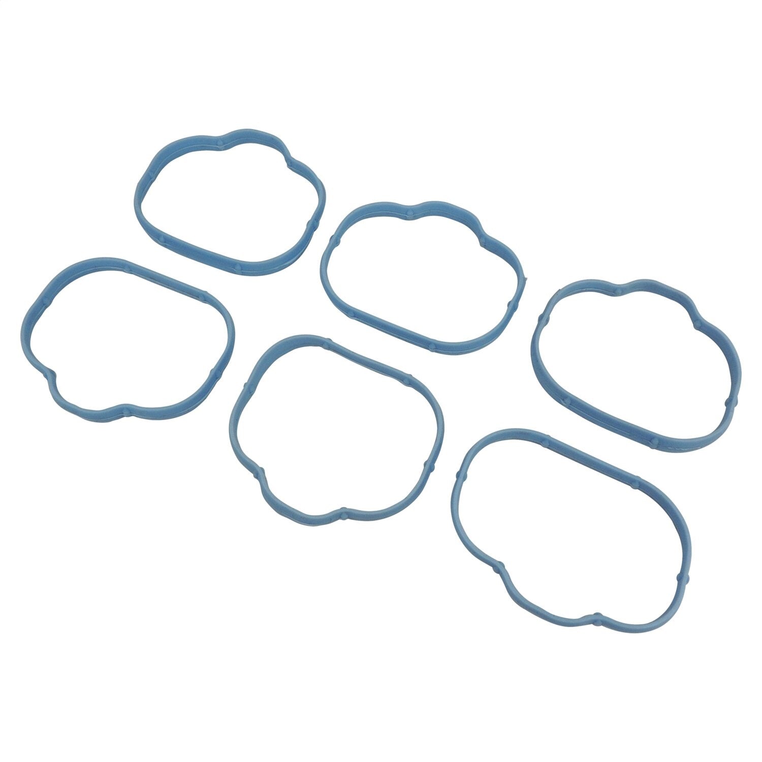 Crown Automotive Jeep Replacement 5184331K Intake Manifold Gasket Set; Silicone; Blue; Use Existing Hardware; Lower; Crown Automotive Jeep Replacement 5184331K