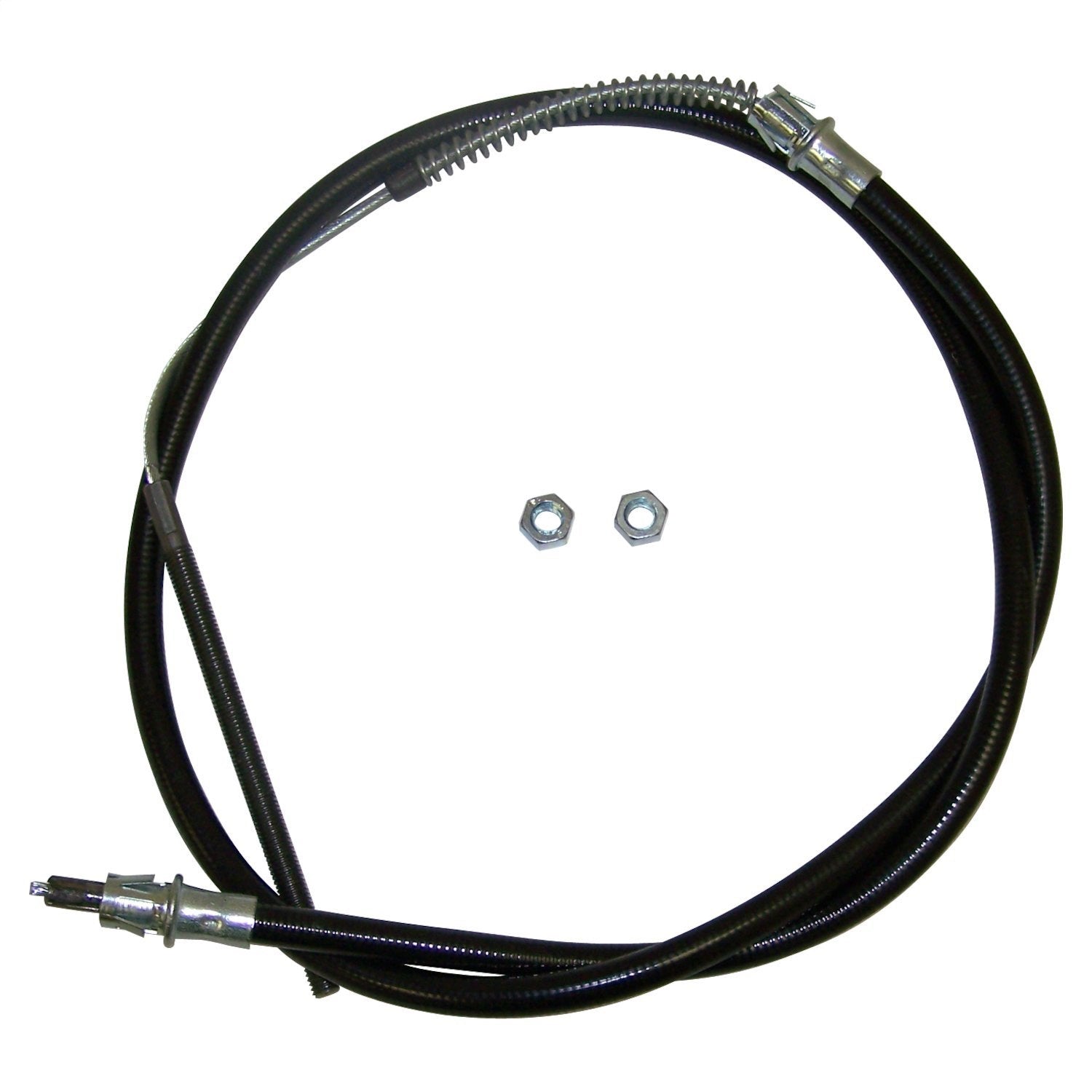 Crown Automotive Jeep Replacement 52003181 Parking Brake Cable; Front; 62 in. Long; w/93 in. Wheelbase; Crown Automotive Jeep Replacement 52003181