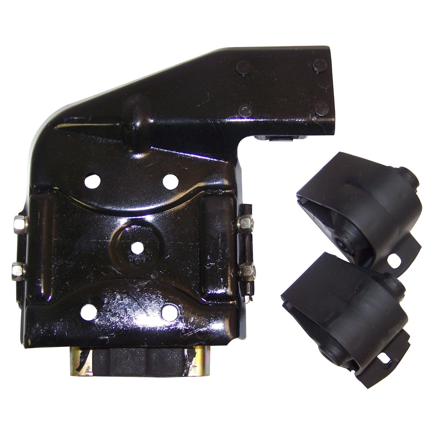 Crown Automotive Jeep Replacement 52019201KX Engine Mount Kit; Incl. 2 Engine Mounts And 1 Transmission Cushion; Crown Automotive Jeep Replacement 52019201KX