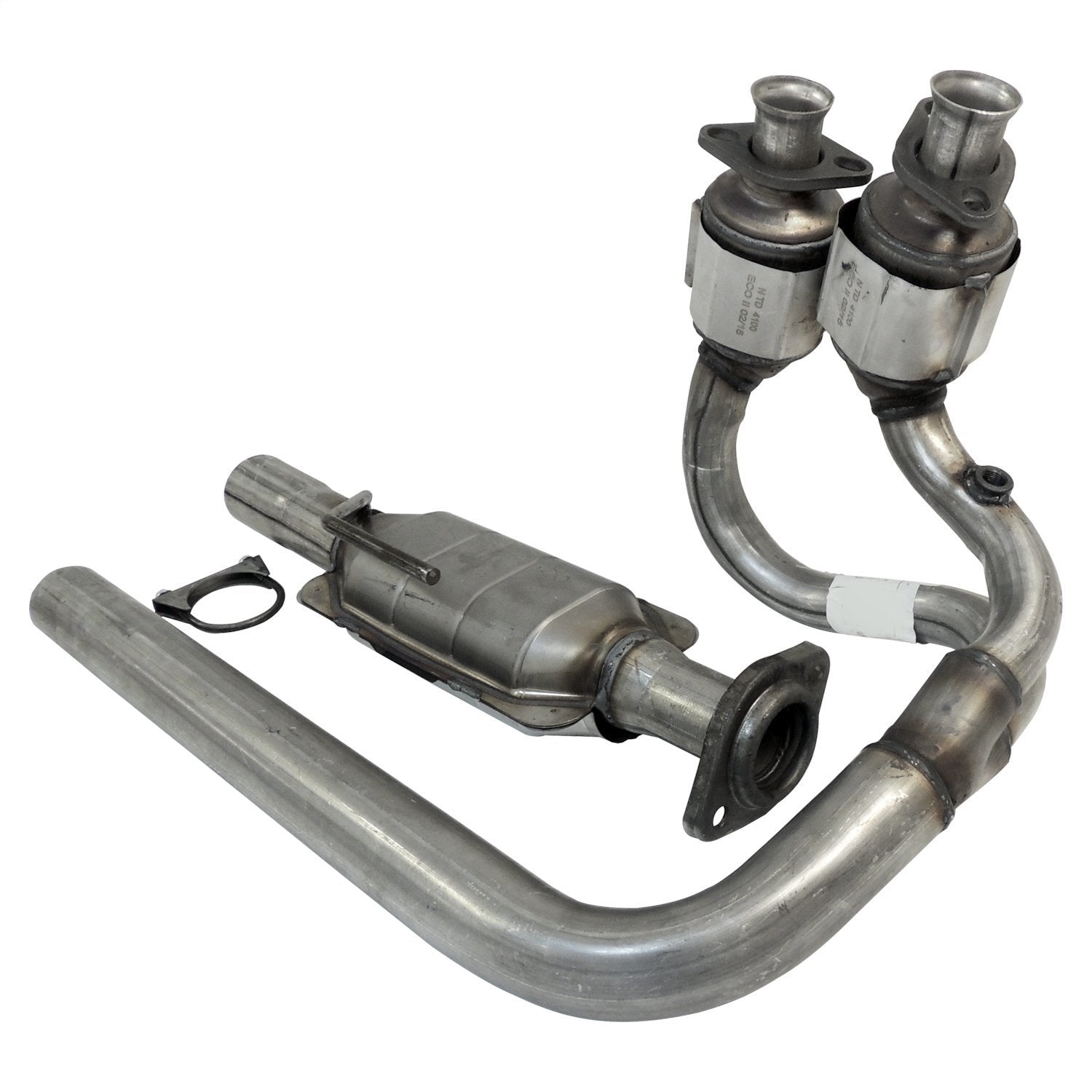 Crown Automotive Jeep Replacement 52059681AD Exhaust Pipe; Front; Incl. 3 Catalytic Converters; Crown Automotive Jeep Replacement 52059681AD