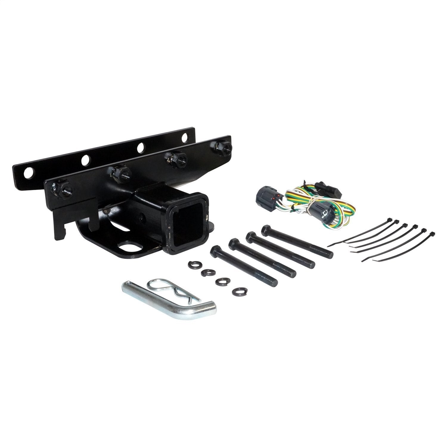 Crown Automotive Jeep Replacement 52060290MK Trailer Hitch Master Kit; Incl. Hitch/Hardware/4-Pin Harness And Hitch Pin; Crown Automotive Jeep Replacement 52060290MK