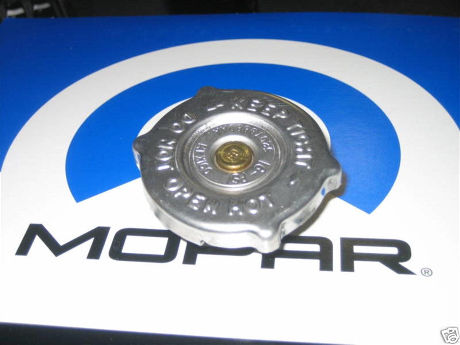 Omix 52079880AA Radiator Cap; Mopar®; 16 lbs.; Replaced OE No. [52079880AA]; Omix 52079880AA