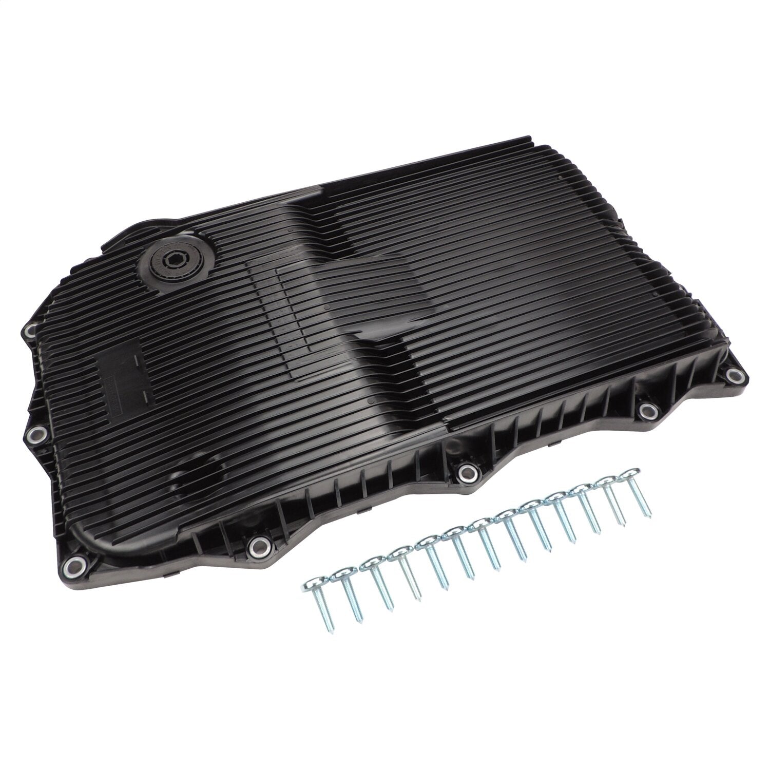 Crown Automotive Jeep Replacement 52854834AB Automatic Transmission Oil Pan; w/ Integrated Filter; Crown Automotive Jeep Replacement 52854834AB