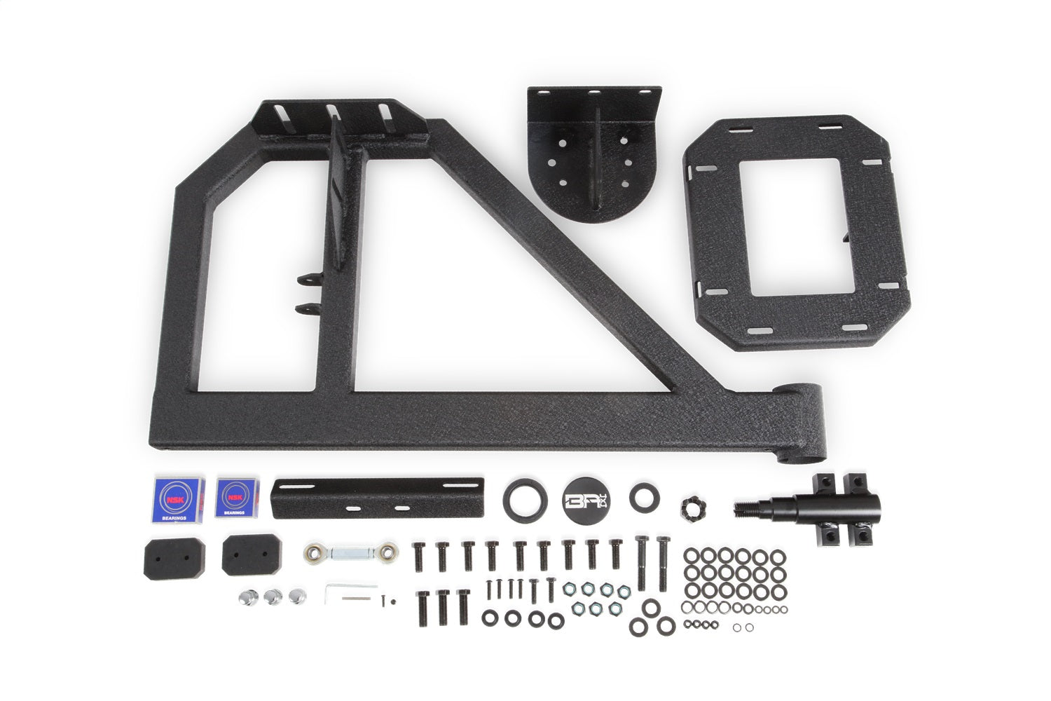 Body Armor 5297 Tire Carrier Single Action; Fits JK-2965 Bumper; Body Armor 5297