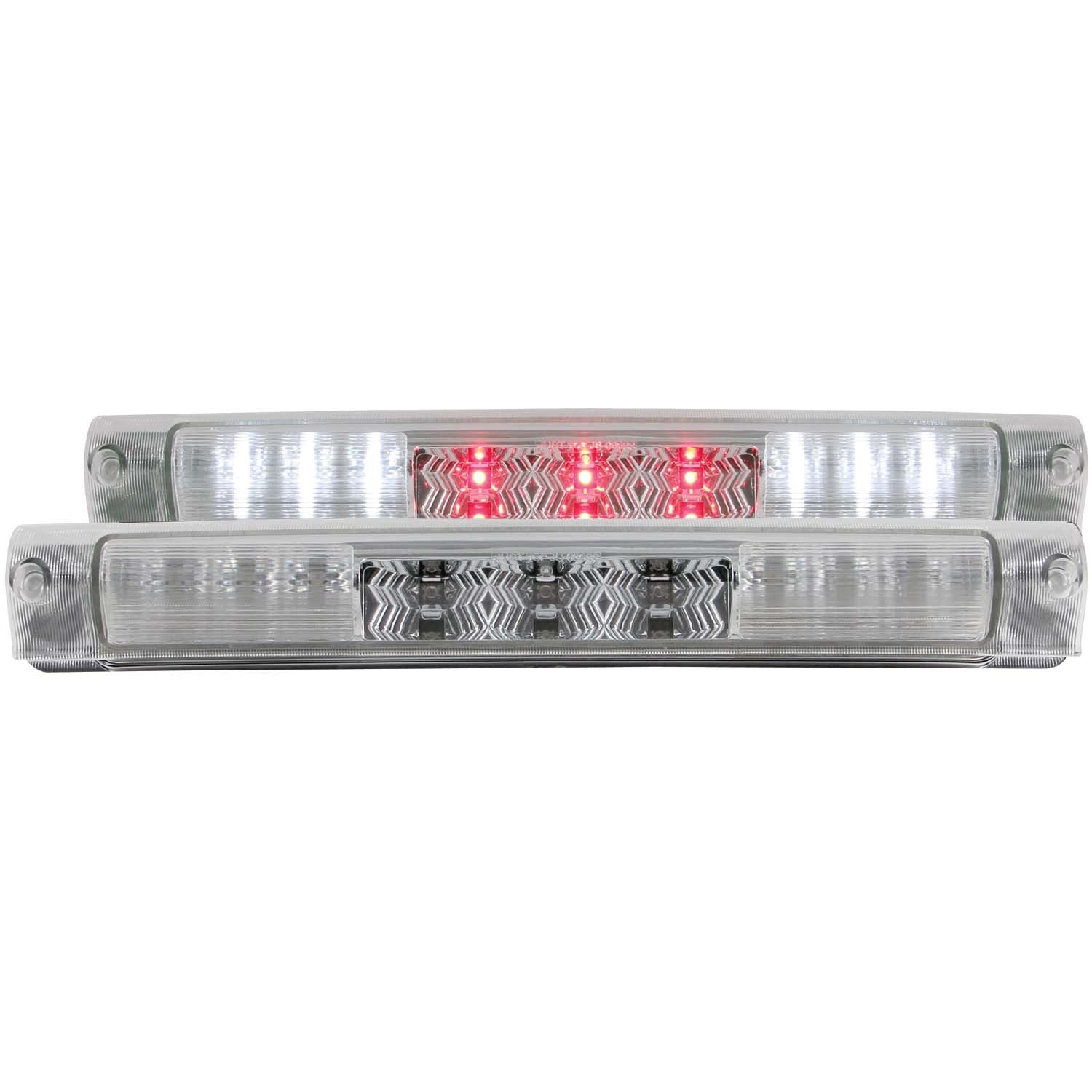 ANZO USA 531082 Third Brake Light Assembly; LED; Clear Lens; Chrome Housing; B-Series; ANZO USA 531082