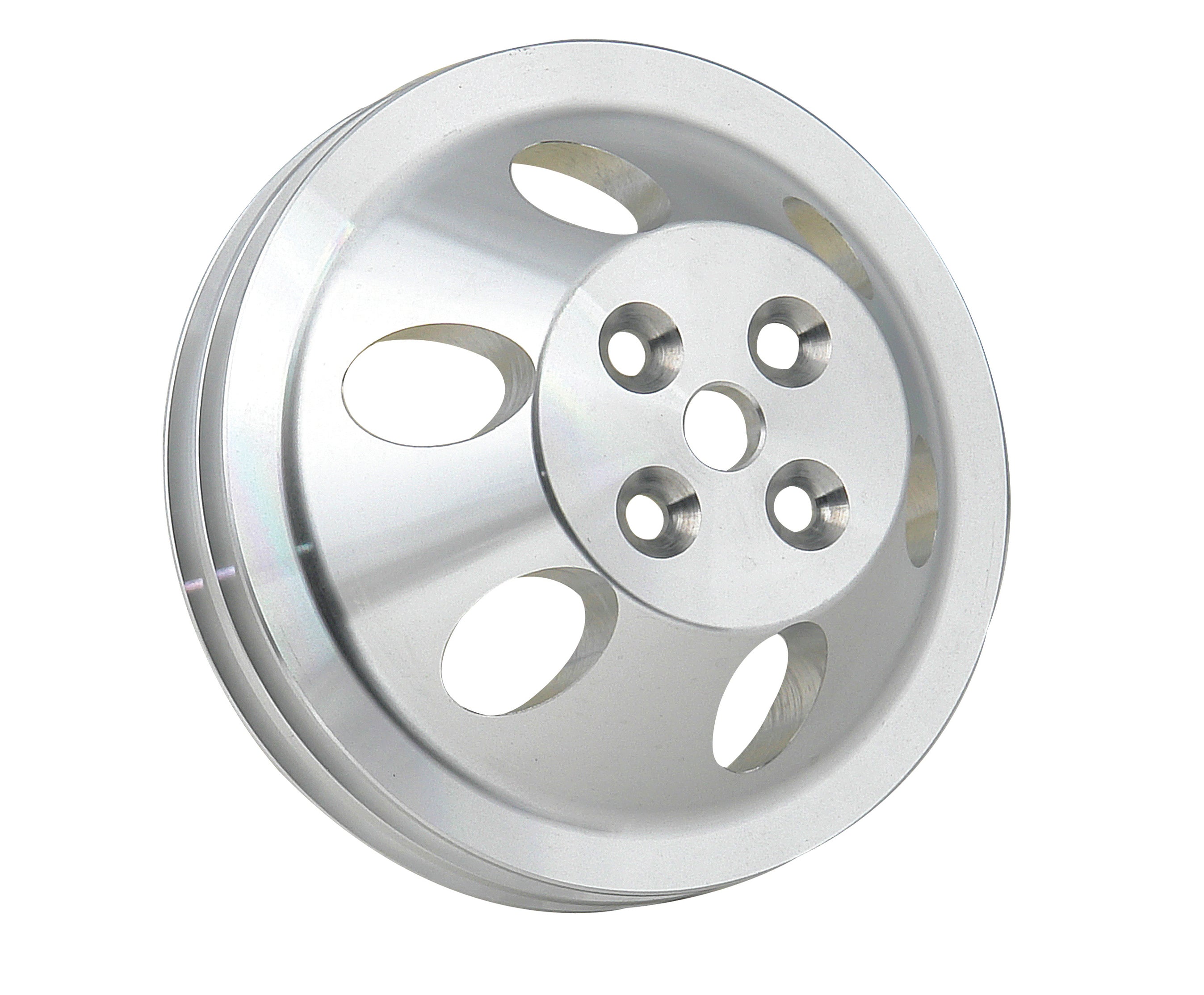 Mr. Gasket Water Pump Pulley - Aluminum - Double Groove