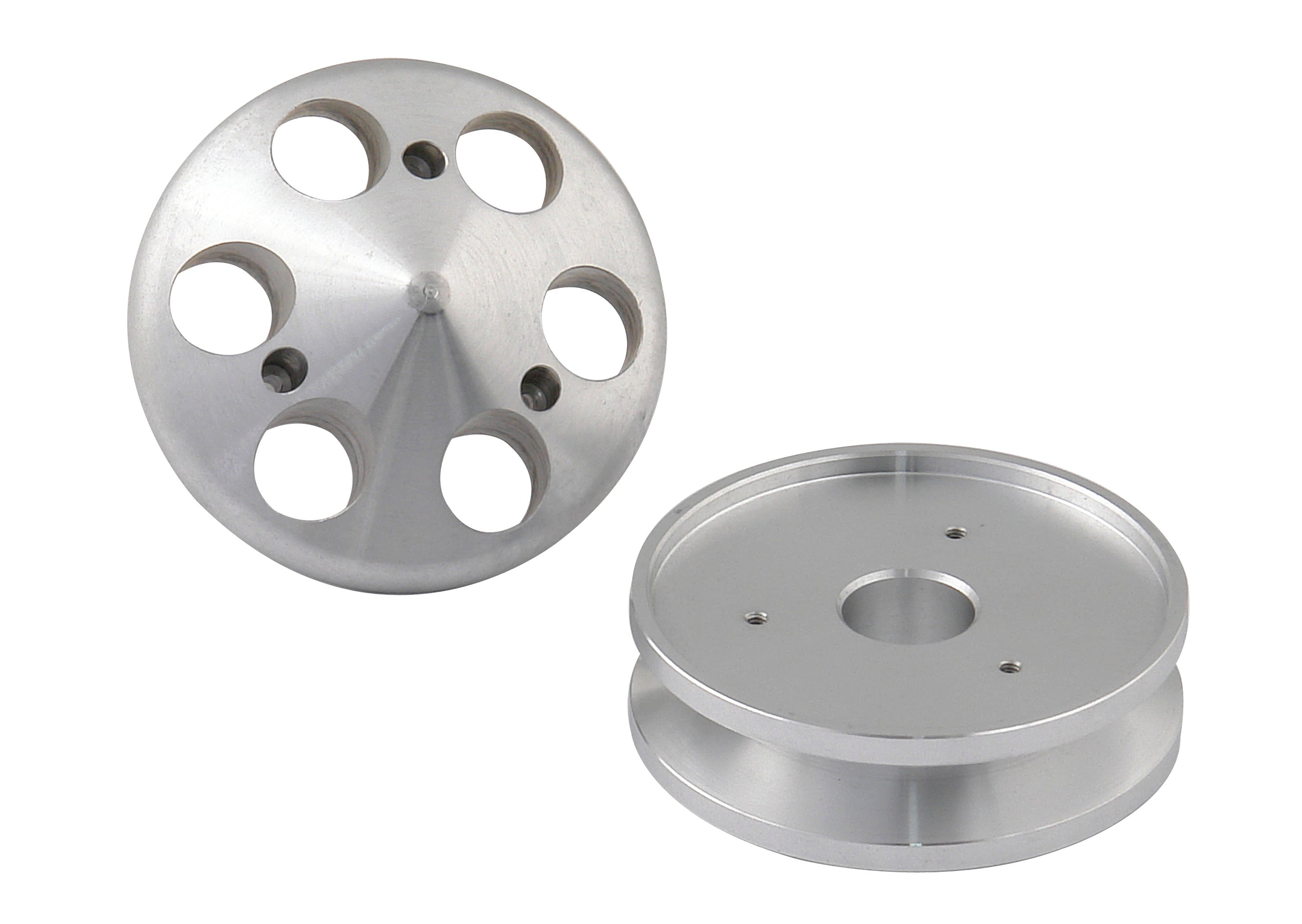 Mr. Gasket Alternator Pulley - Aluminum with Nose Piece - Single Groove