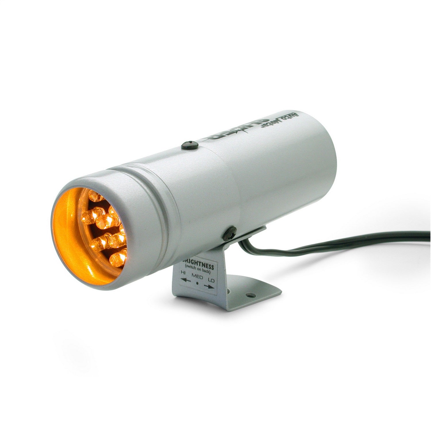 AutoMeter 5333 SHIFT LIGHT; 12 AMBER LED; PEDESTAL; SILVER; SUPER-LITE AutoMeter 5333