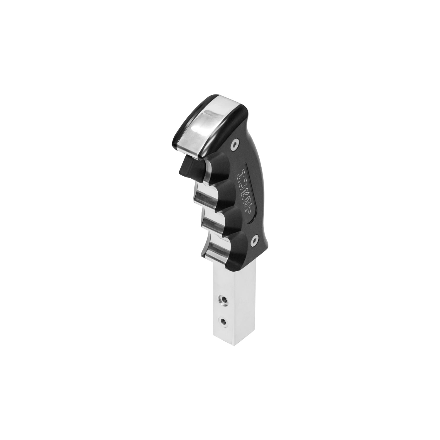 Hurst 5380435 Pistol Grip Automatic Shifter Handle; Black Polished/Anodized Aluminum; Hurst 5380435